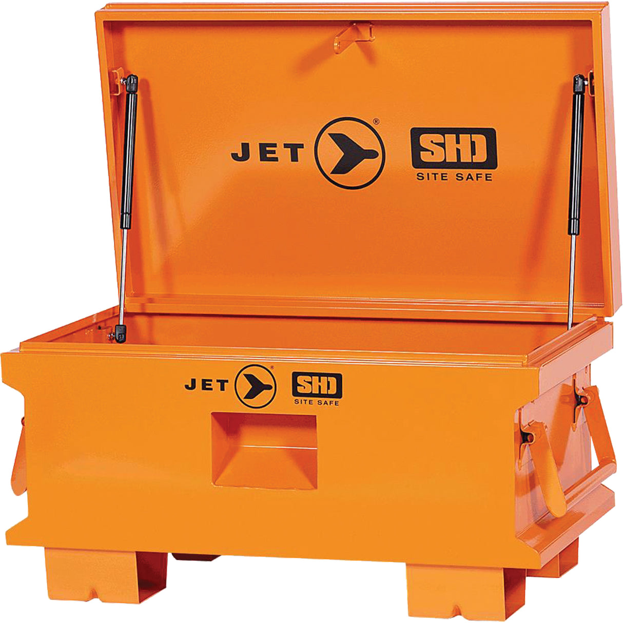 JSB-3219 Super Heavy-Duty Jobsite Tool Storage Box, 32-1/8" x 19" x 17-1/2", Steel, Orange