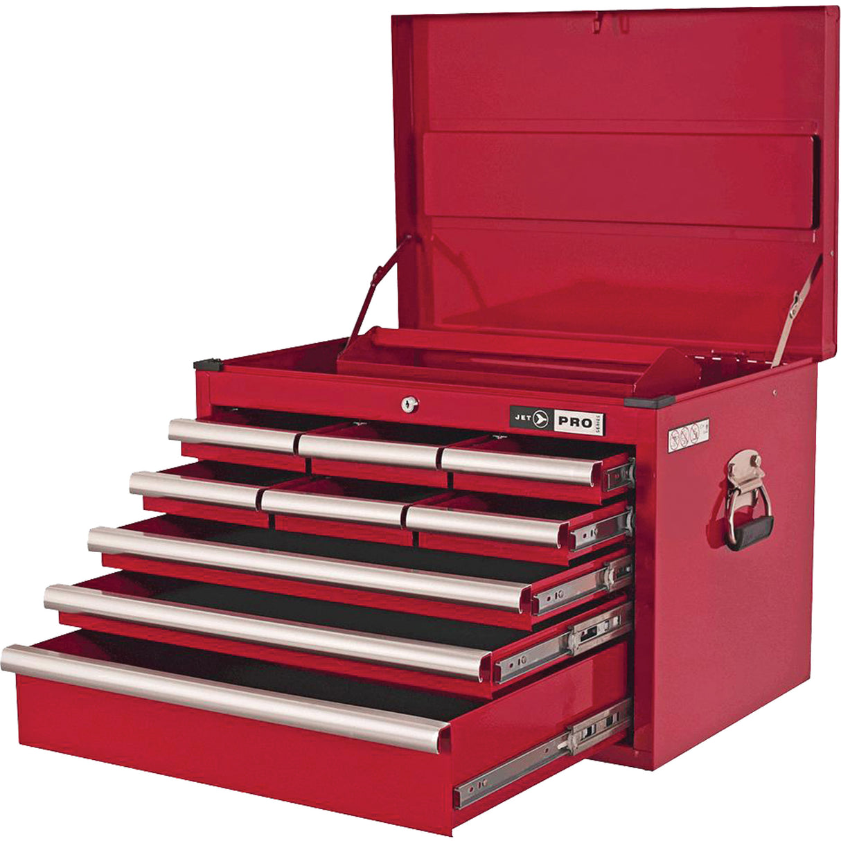 PMC2709 Pro Series Mechanic's Chest, 26" W, 9 Drawers, Red