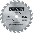 Carbide Circular Saw Blade, 7-1/4", 24 Teeth