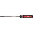 Slotted Screwdriver, 3/8" Tip, Round, 330 mm L, Cushion Grip Handle