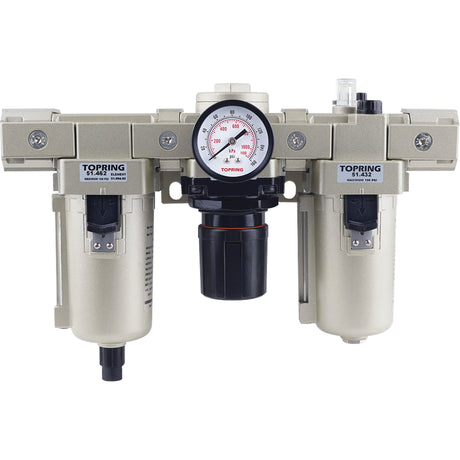 Filter, Regulator, Lubricator with Metal Bowl, 1/2" NPT, 150 PSI