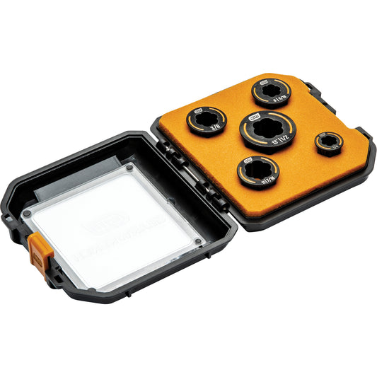 Bolt Biter™ Wrench Insert Set, Open-Ended/Ratcheting Box, 5 Pieces, Imperial