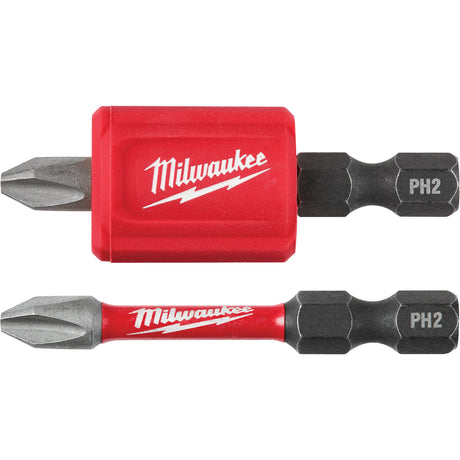 Shockwave™ Impact Duty™ Magnetic Attachment & PH2 Bit Set, 3 Pieces, Alloy Steel