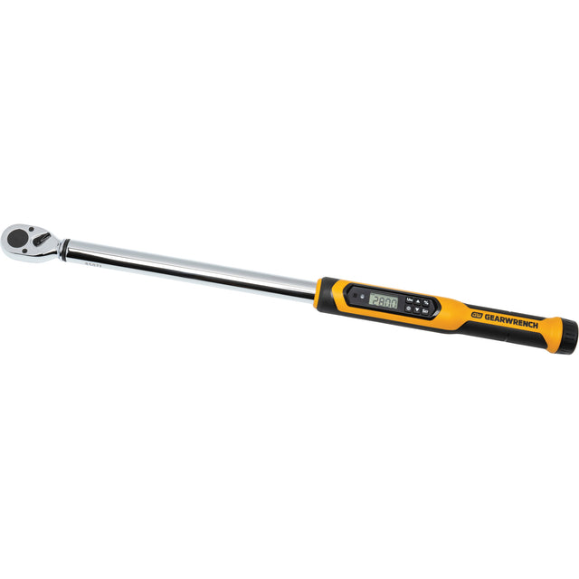 Torque Wrench, Electronic, 1/2" Square Drive, 25 - 250 ft-lbs.