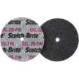 Scotch-Brite EXL Unitized Wheel, 3" x 1/2", 1/4" Arbor