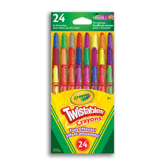 CRAYONS,TWIST MINI,FUN EFF.24 (Case of 12)