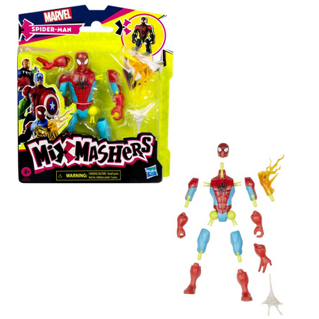 MARVEL - SPIDERMAN -  MIXMASHERS SPIDERMAN BASIC FIG (Case of 8)