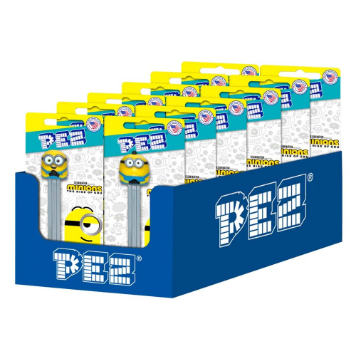PEZ - DESPICABLE ME 4 / MINIONS  (PDQ) ASST (Case of 12)
