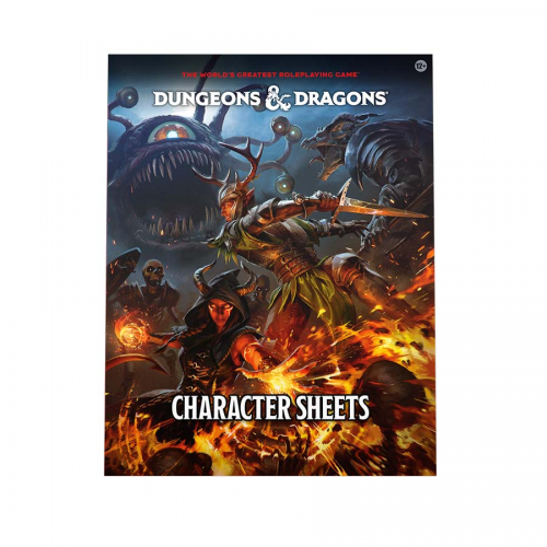 D&D CHARACTER SHEETS (Case of 24)