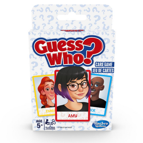 GUESS WHO  - CARD GAME  ( Bilingual ) (Case of 8)