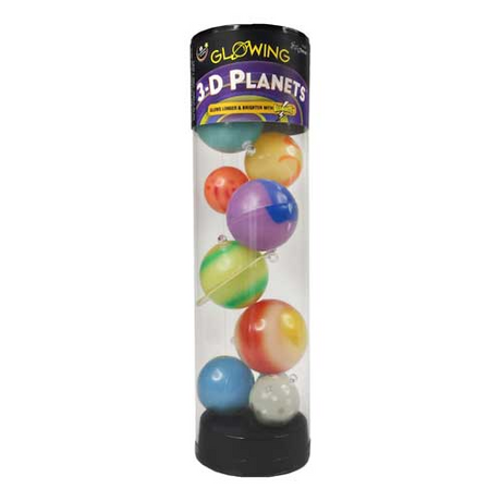 3D PLANETS IN TUBE (Case of 12)