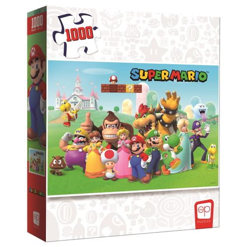 PUZZLE - 1000pc - SUPER MARIO MUSHROOM KINGDOM (Case of 6)