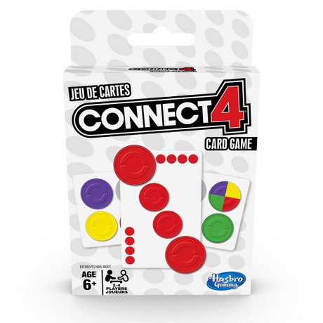 CONNECT 4  - CARD GAME  ( Bilingual ) (Case of 8)