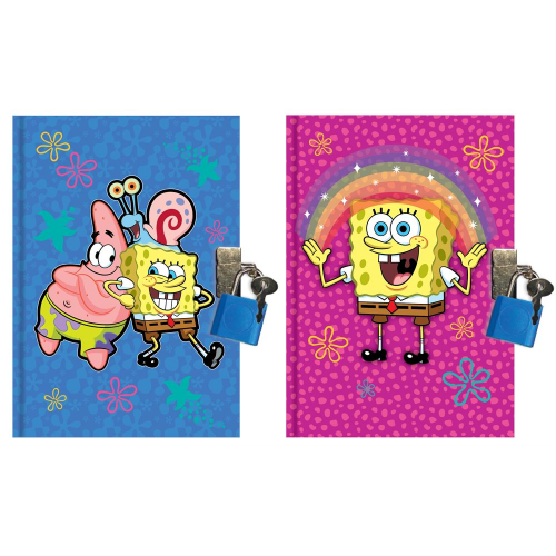 SPONGEBOB - DIARY with LOCK (Case of 8)