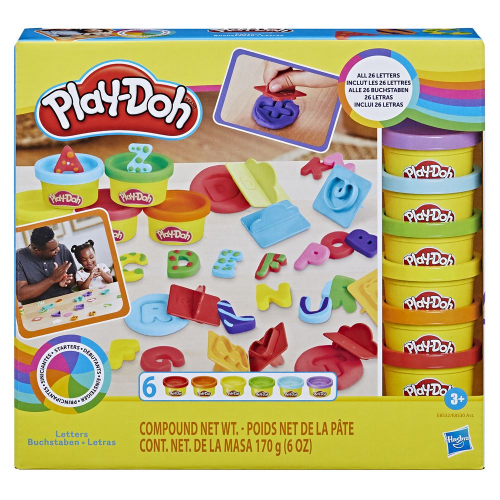 PLAY-DOH - FUNDAMENTALS LETTERS (Case of 6)