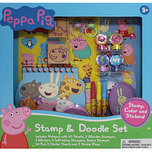 PEPPA PIG - STAMP & DOODLE (Case of 6)