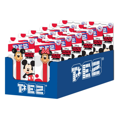 PEZ - DISNEY MICKEY and FRIENDS (PDQ) ASST (Case of 12)