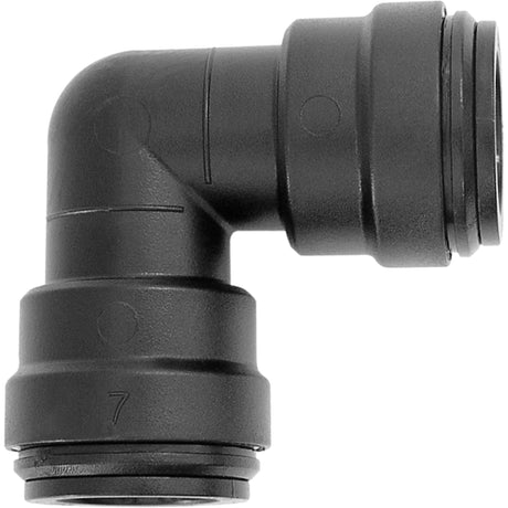 90° Airline Elbow Union, 1", Plastic