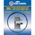 Wood Cutting Bandsaw Blade, 59-1/2" L x 3/8" W x 0.014" Thick, 8 TPI