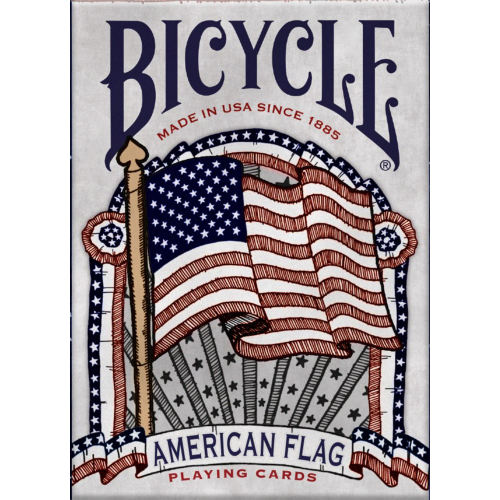 BICYCLE - AMERICAN FLAG (Case of 6)