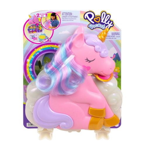 POLLY POCKET - RAINBOW UNICORN SALON (Case of 3)