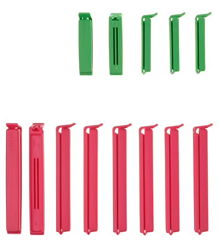 Sealing Clips, Set of 13, Mixed Colours Stratosphere Distribution
