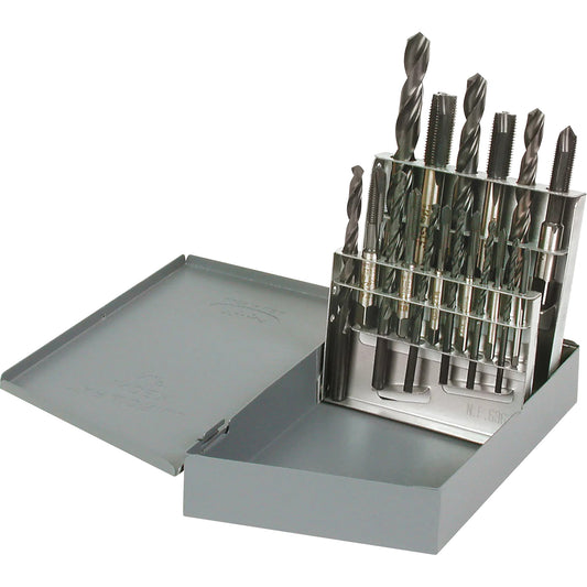 Hand Tap & Drill Set, 18 Pieces