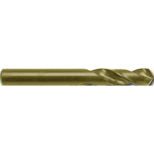 Stub Length Screw Machine Drill Bit, 1/2", High Speed Cobalt, 2-1/4" Flute