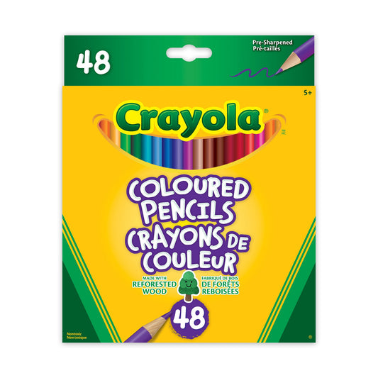 Crayola Coloured Pencils, 48 Count (Case of 12)