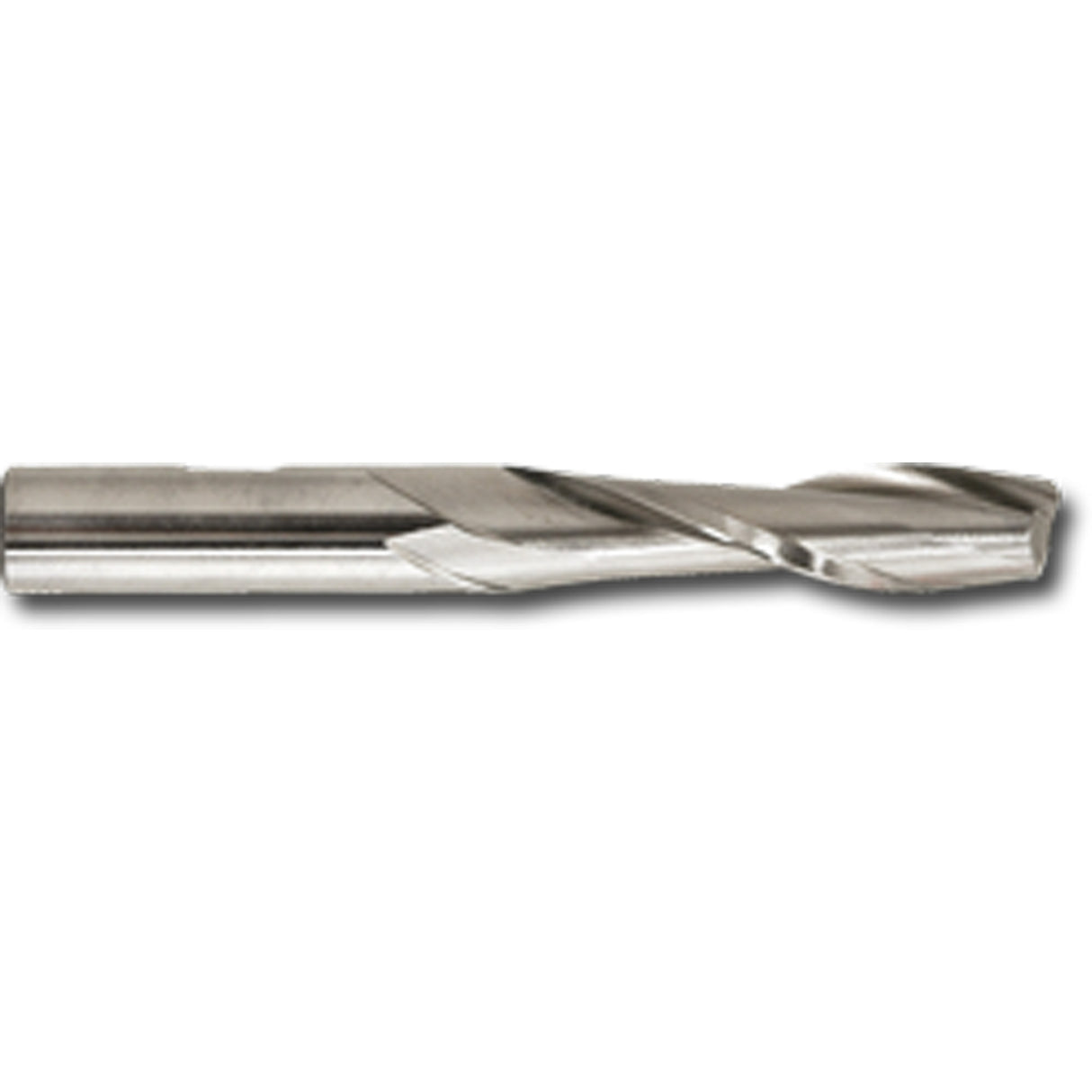 Weldon Shank Long Series End Mill, 3/4" Dia., 2 Flutes, High Speed Cobalt