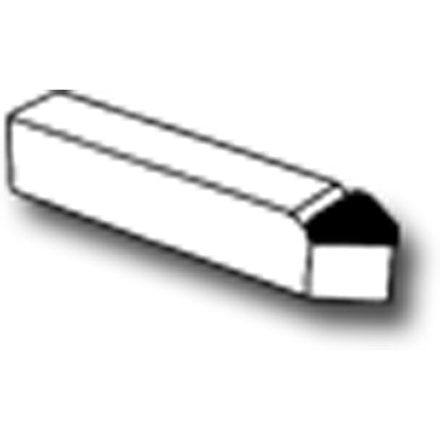 Carbide-Tipped Brazed Single Point Tool, E8, 3" Cutting Edge, 1/2" Thick