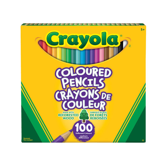 Crayola Coloured Pencils, 100 Count (Case of 2)