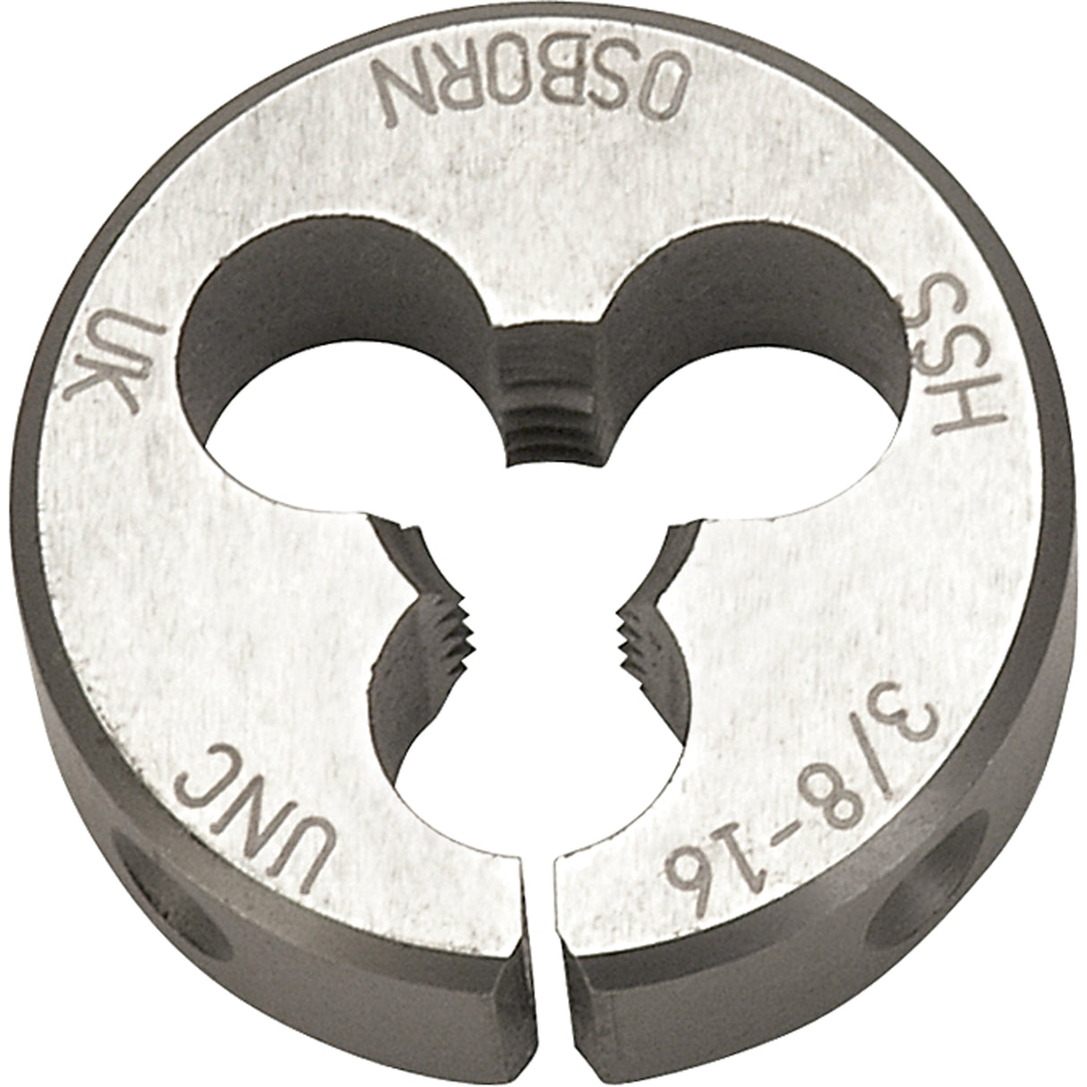 Split Circular Die, M2.5 x 0.45 Thread, High Speed Steel