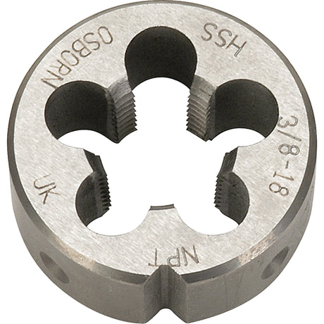 Pipe Die, 1-1/2"-11 Thread, High Speed Steel