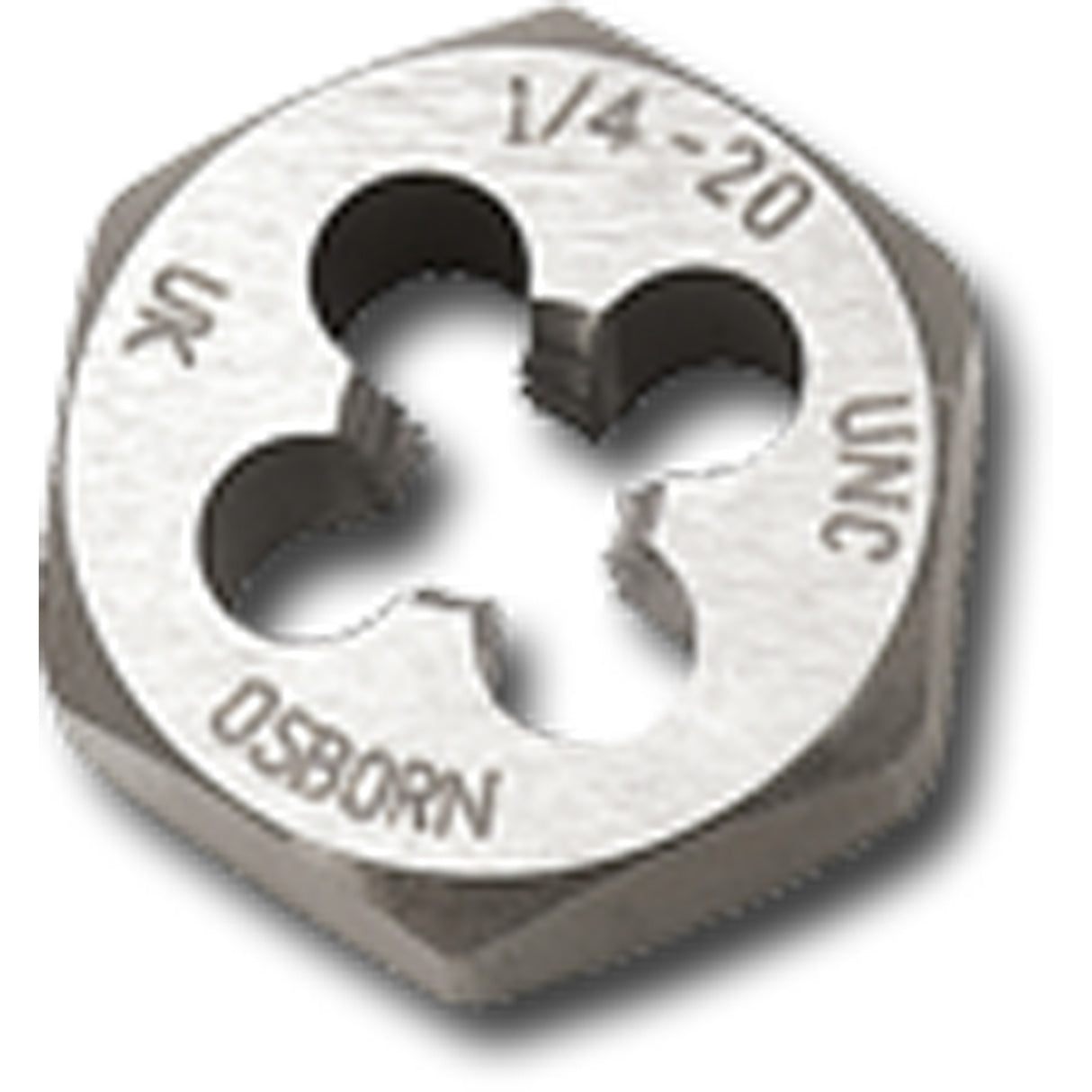 Hexagon Rethreading Die Nut, 1.3" Dia., M16x1.5 Thread, Carbon