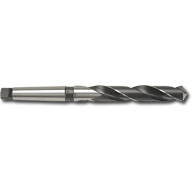 Hyper Morse Taper Shank Drill, 17/32", High Speed Steel, 4-5/8" Flute, 118° Point