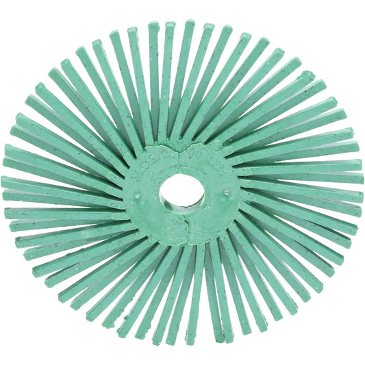 Scotch-Brite™ Radial Bristle Discs, Ceramic, 50 Grit, 3" Dia.