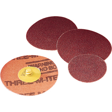 361F Discs - Roloc™, 2" Dia., 60 Grit, Aluminum Oxide