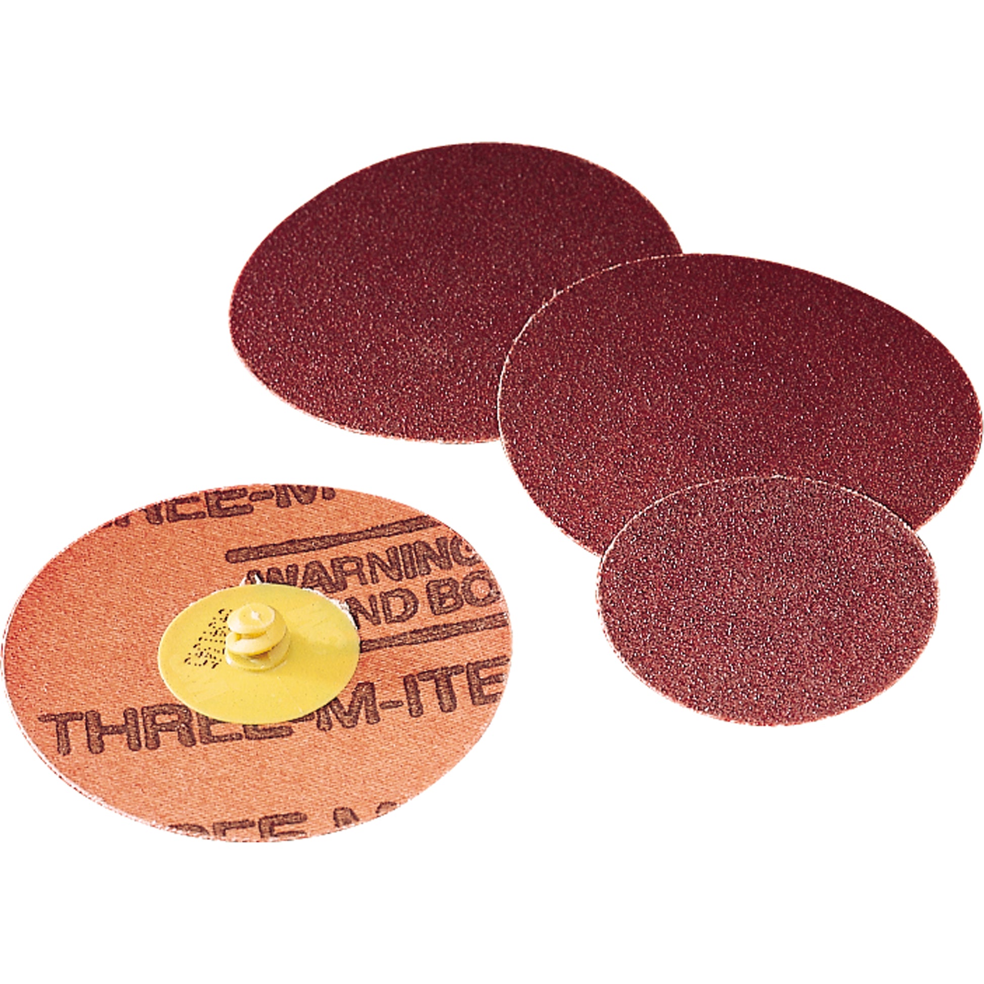 361F Discs - Roloc™, 3" Dia., 36 Grit, Aluminum Oxide