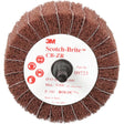 Scotch-Brite™ Combi-Wheel, 2-1/2" Dia., 180 Grit, Aluminum Oxide