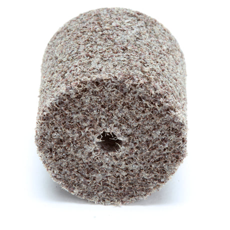 Scotch-Brite™ Cut & Polish Unitized Wheel, 1" x 1", 3/16"-7 Arbor, Medium Grit, Aluminum Oxide