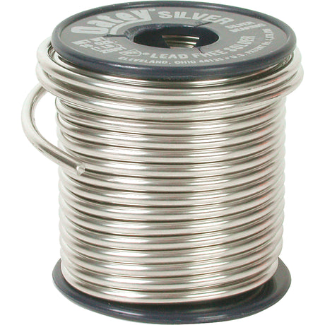Plumbing Solder, Lead-Free, 60-100% Tin 1-5% Bismuth 1-5% Copper 1-5% Silver, Solid Core, 0.117" Dia.
