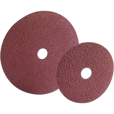 Metal F240 Fibre Discs, Aluminum Oxide, 60, 4-1/2" Dia x 7/8" Arbor