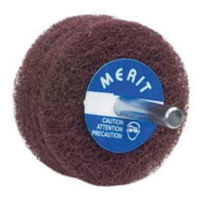 Abrasotex Non-Woven Disc Wheel, 2" Dia., Medium Grit, Aluminum Oxide