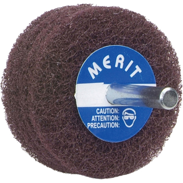 Abrasotex Non-Woven Disc Wheel, 2" Dia., Very Fine Grit, Aluminum Oxide