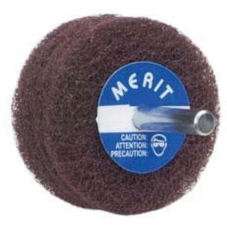 Abrasotex Non-Woven Disc Wheel, 3" Dia., Very Fine Grit, Aluminum Oxide