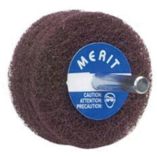 Abrasotex Non-Woven Disc Wheel, 5" Dia., Very Fine Grit, Aluminum Oxide