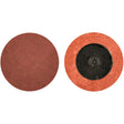 Quick-Change Cloth Disc, 2" Dia., 320 Grit, Aluminum Oxide