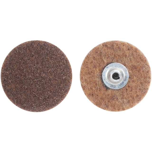 PowerLock® Abrasotex Buffing Disc, 2" Dia., Coarse Grit, Aluminum Oxide