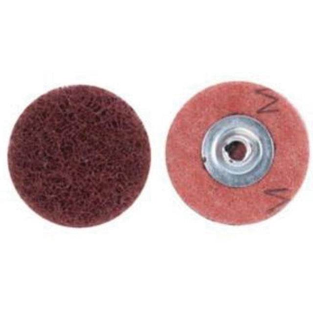 Buffing & Polishing Quick-Change Disc, 1-1/2" Dia., Medium Grit, Aluminum Oxide